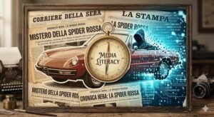 Biondino della Spider Rossa - Intelligenza Artificiale - Media Literacy and Education - Agenzia Corte&Media