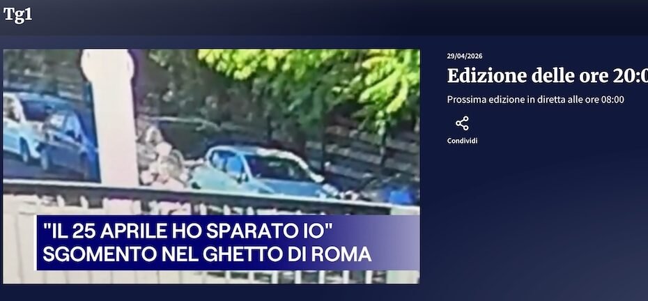 Eitan Bondì - Sparatoria 25 Aprile - Roma - Anpi - Comunità Ebraica
